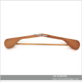 Branded Black Custom Wooden Suit Hangers with Nothes